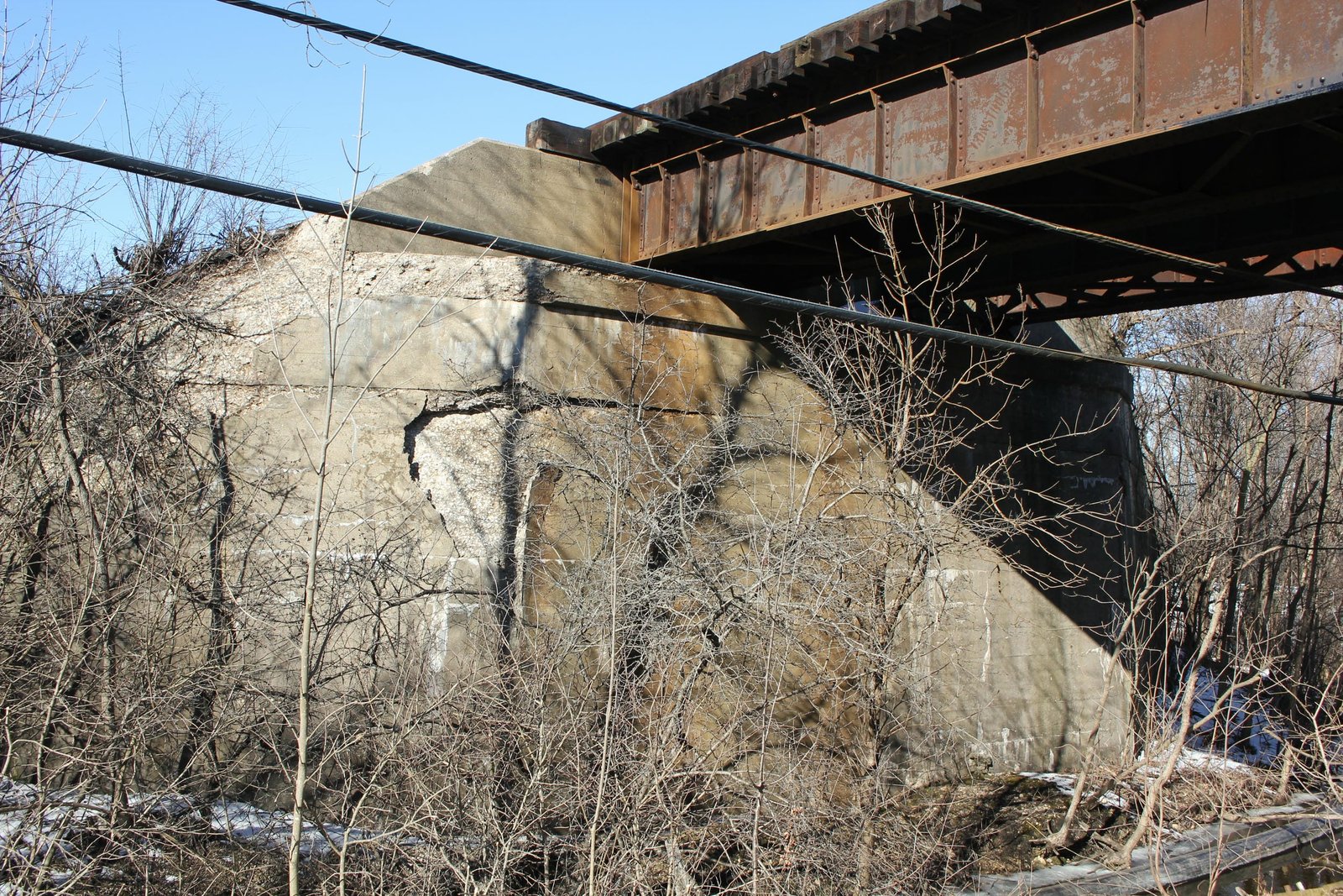 West abutment